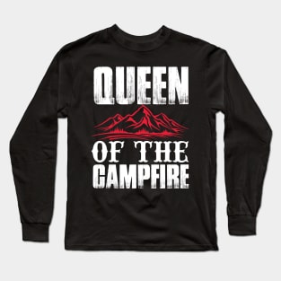 Queen Of The Campfire T Shirt For Women Men Long Sleeve T-Shirt